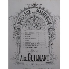 GUILMANT Alexandre Prière...