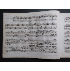 CLEMENTI Muzio Deux Sonates op 38 Piano ca1798