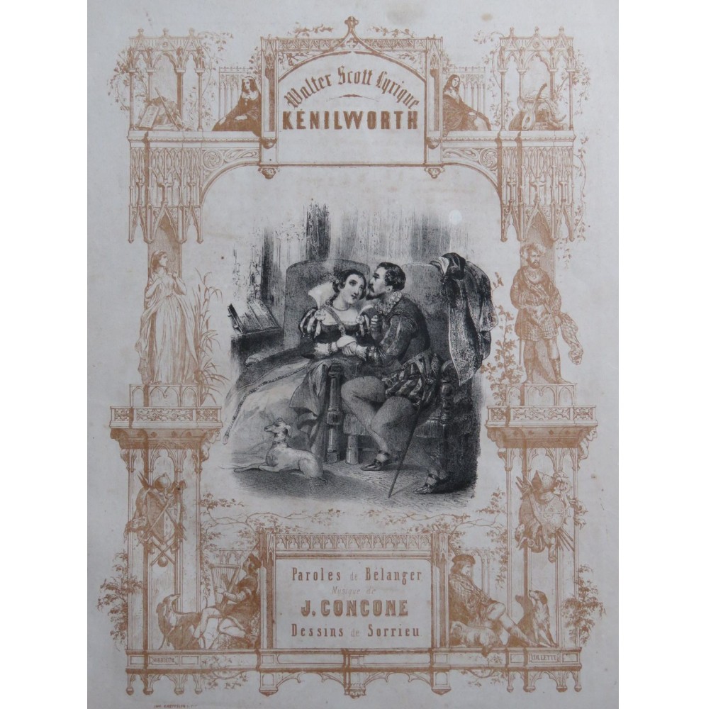 CONCONE Joseph Kenil Worth Chant Piano ca1850