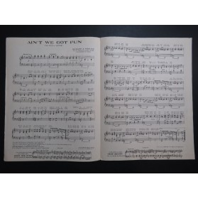 WHITING Richard A. Ain't We Got Fun Piano 1921