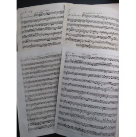 WRANITZKY Paul Six Quatuors op 16 Violons Altos Violoncelle ca1795