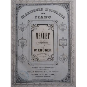 KRÜGER Wilhelm Classiques...