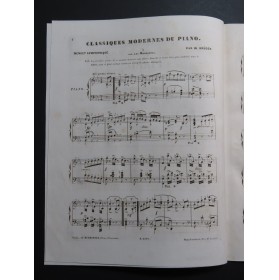 KRÜGER Wilhelm Classiques Modernes du Piano op 57 ca1858
