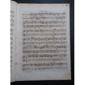 PLEYEL Ignace Three Original Duetts op 20 Piano 4 mains ca1810