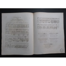 MONPOU Hippolyte L'Andalouse Chant Piano ou Harpe ca1830
