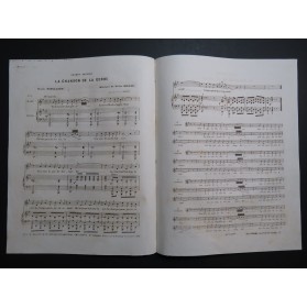 MASSE Victor La Chanson de la Gerbe Chant Piano ca1850