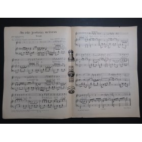 GOLDA Artura Ja nie jestem winna Tango Chant Piano 1934