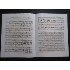 ABADIE Louis La Marchande des Quatre Saisons Chant Piano ca1850