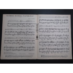 DE BASSI Arturo Mangia Mangia Papirusa !! Piano 1922