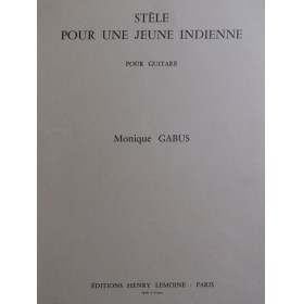 GABUS Monique Stèle pour...