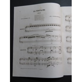 LYSBERG Ch. B. La Fontaine Idylle op 34 Piano ca1854