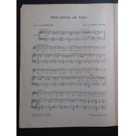 MUTH Teddy Dreaming of you ! Chant Piano 1926
