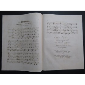 La Ricciolella Canzone Popolare Chant Piano ca1830