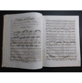 WEBER Der Freyschütz Robin des Bois Opéra Chant Piano ca1825
