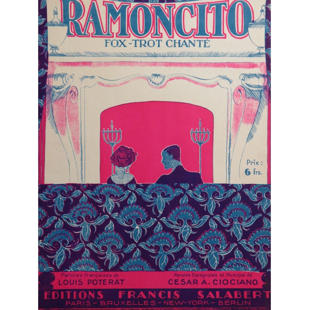 CIOCIANO Cesar A. Ramoncito Chant Piano 1930