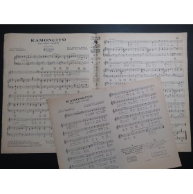 CIOCIANO Cesar A. Ramoncito Chant Piano 1930