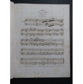 DÖHLER Alexandre Adieu de Schubert Piano 4 mains ca1845