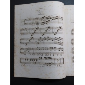 DÖHLER Alexandre Adieu de Schubert Piano 4 mains ca1845
