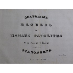 Recueil No 4 Danses de la...