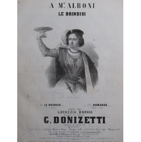 DONIZETTI G. Le Brindisi...