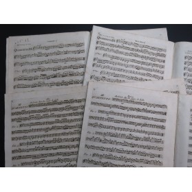 VIOTTI J. B. Six Quatuors d'Airs Variés 2ème Partie Violon Alto Basse ca1796