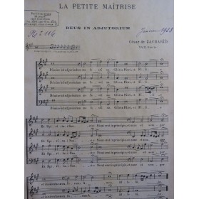 La Petite Maîtrise Pièces...