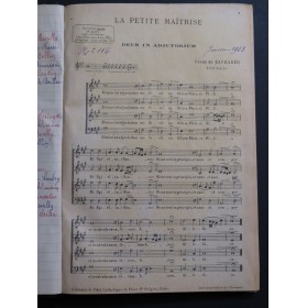 La Petite Maîtrise Pièces pour Chant et Orgue 1923 et 1924