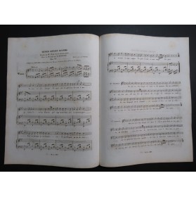 MONTFORT A. Venez Songes Légers Chant Piano ca1840