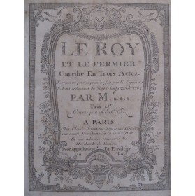 MONSIGNY P. A. Le Roy et le...