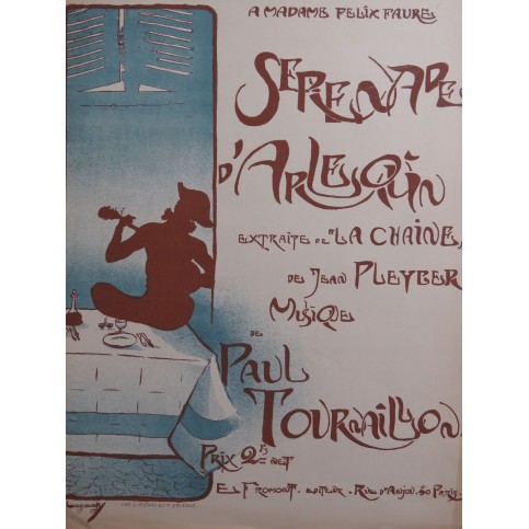 TOURNAILLON Paul Sérénade Chant Piano