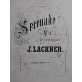 LACHNER J. Sérénade Chant...