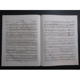MASSET J. J. Le Gave Souvenir des Pyrénées Dédicace Chant Piano ca1835