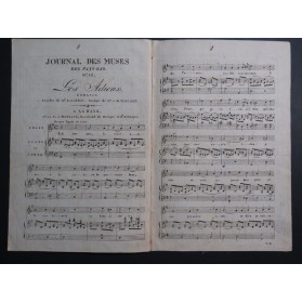 DE PEELLAERT Auguste Les Adieux Chant Piano ou Harpe ca1830