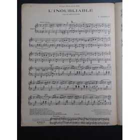 SARRUT Yvonne L'Inoubliable Piano 1921