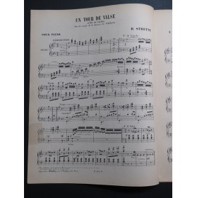 STRETTI R. Un Tour de Valse Piano XIXe siècle