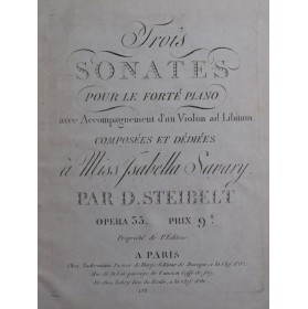 STEIBELT Daniel Trois...