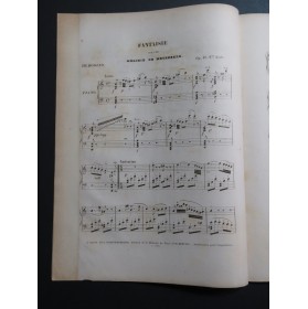 DÖHLER Théodore Fantaisie Mélodie de Meyerbeer op 40 Piano ca1840