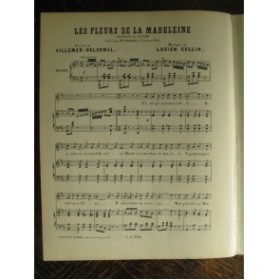 COLLIN Lucien Les Fleurs de la Madeleine Chant Piano XIXe