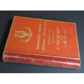VERDI Giuseppe Les Vepres Siciliennes Opéra Chant Piano ca1856