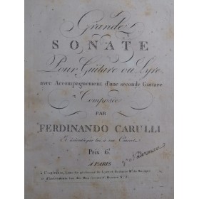 CARULLI Ferdinando Grande...