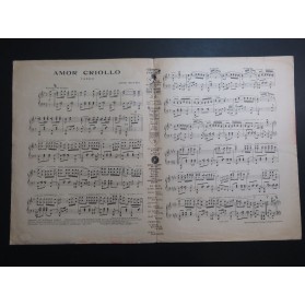 SENTIS José Amor Criollo Piano 1927