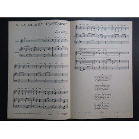 A la Claire Fontaine Michel Floret Chant Piano 1951