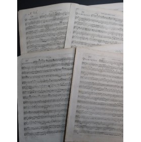 HAYDN Joseph Trois Quatuors op 55 Violons Alto Violoncelle ca1798