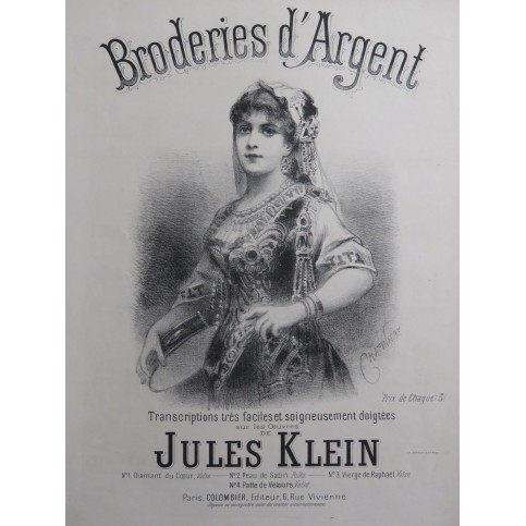 KLEIN Jules Patte de Velours Piano XIXe siècle