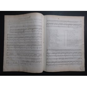 PLANTADE Charles Félicité à son Isidore Chant Piano ca1830