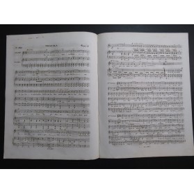 GRISAR Albert Tragala Dédicace Chant Piano 1834
