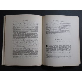 PRUNIÈRES Henry Cavalli et l'Opéra Vénitien au XVIIe siècle 1931
