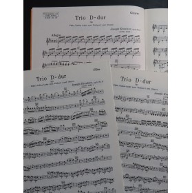 KREUTZER Joseph Trio D Dur op 9 No 3 Flûte Violon Guitare 1966