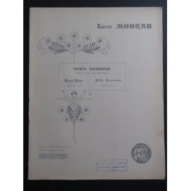 MOREAU Léon Sous Bois Chant Piano