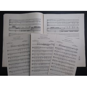 MOREAU Léon Sous Bois Chant Piano